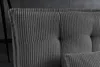 riess-ambiente Modernes Schlafsofa JAZZ 190 cm grau Cord Produktbild-Vorschau 6