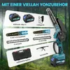 Akku Kettensäge 8+6 Zoll mit Kettenschmiersystem 2x Akku Produktbild-Vorschau 7