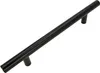 Nowoczesny czarny uchwyt meblowy reling 128 mm wykonany ze Podgląd zdjęcia produktu 1