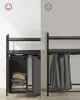 Koš na prádlo VASAGLE, 2 přihrádky, 2 police, snadno Náhled obrázku produktu 4