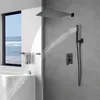 Unterputz Duschsystem mit 40cm Regendusche Handbrause Produktbild-Vorschau 3
