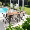 HOME DELUXE Gartentisch SIERA – 160 x 90 cm aus robustem Produktbild-Vorschau 5