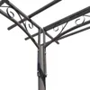 vidaXL Stahl Pavillon Gartenlaube Gartenhaus Laube Produktbild-Vorschau 4