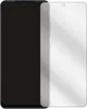 A clear screen protector is shown next to a smartphone. Podgląd zdjęcia produktu