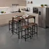 TecTake 404306, Holz, 4 Sitz(e) Produktbild-Vorschau 8