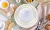 Hlboký porcelánový tanier Linea Yellow, ø 20,5 cm, žltá Náhľad obrázku produktu 2