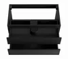 Waschbeckenunterschrank Angela 90cm - Schwarz Holz - Produktbild-Vorschau 2