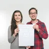 Mr. & Mrs. Panda Bild Ich bin froh, dass... DIN A3 - Produktbild-Vorschau 3