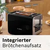 Bosch TAT8613N, 2 krajíců, Černá, Nerezová ocel, Knoflíky, Náhled obrázku produktu 4