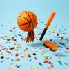 Pinata da basket Relaxdays, con bastone e maschera, pinata Anteprima dell’immagine prodotto 5