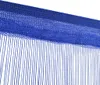 vidaXL Fadenvorhänge 2 Stk. 100 x 250 cm Blau Produktbild-Vorschau 3