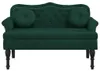 vidaXL Lavica s vankúšom tmavozelená 120,5 x 65 x 75 cm Náhľad obrázku produktu 4