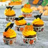 HALLOWEEN Muffinförmchen 50x32mm 36 Stück Produktbild-Vorschau 3