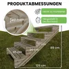 Terrassentreppe Kiefer kesseldruckimprägniert Treppe mit Produktbild-Vorschau 3