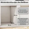 HOMCOM Ausziehbarer Mülleimer, Küchenmüllbehälter, Griff, Produktbild-Vorschau 6