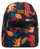 Damen Rucksack elegant sportlich mit Blumenmuster, 30x25x9 Produktbild-Vorschau 2