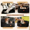 Hundeautositz für mittelgroße/große Hunde, Schwarz Produktbild-Vorschau
