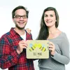 Mr. & Mrs. Panda Mauspad Biene Liebe - Gelb Pastell - Produktbild-Vorschau 4