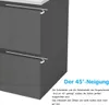 80 cm Badmöbel-Set Unterschrank mit Keramik waschtisch 2 Produktbild-Vorschau 5
