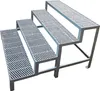 4 Stufen mit Geländer Stahltreppe Außentreppe Freistehend Produktbild-Vorschau 4