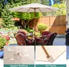 GOPLUS Sonnenschirm 300 cm, Balkonschirm beige, Produktbild-Vorschau 5