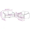 2-tlg. Sofagarnitur mit Kissen Dunkelgrau Stoff Produktbild-Vorschau 8