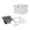 Logilink Cat.6A Anschlussdose, 2x RJ45,weiß, waagerecht Produktbild-Vorschau 8