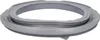 A gray rubber washing machine door seal or gasket. Produktbild-Vorschau