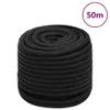 vidaXL Corde de bateau noir 16 mm 50 m polypropylène Voir les images du produit 6