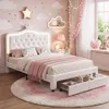 Letto UnboxG 140x200 cm, bianco – Letto a baldacchino in Anteprima dell’immagine prodotto 11