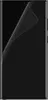 A black smartphone with a screen protector being applied. Podgląd zdjęcia produktu