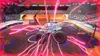 A monster truck in a stadium arena with bright pink lightning effects. Produktbild-Vorschau