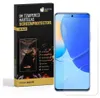 A product shot of a phone screen protector box and the screen protector itself. Produktbild-Vorschau