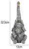 Solarleuchte Elefant, Höhe 32,5cm Produktbild-Vorschau 3