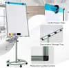 Lavagna a fogli mobili 100 × 65 cm, mobile su rotelle, Anteprima dell’immagine prodotto 5