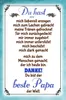 vianmo Holzschild 18x12 cm Danke du bis der Beste Papa Produktbild-Vorschau 1