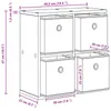 vidaXL Credenza laterale in legno di altholz, 49,5 x 22 x Anteprima dell’immagine prodotto 8