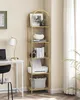 Regal, Bücherregal 5 Ebenen, Standregal aus Hartglas, Produktbild-Vorschau 4