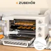 HOMCOM Mini Backofen 21L Pizzaofen Miniofen mit Backblech Produktbild-Vorschau 6