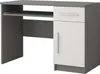 Stůl OMEGA II 08, šířka: 110 cm, barva: ŠEDÁ/BÍLÁ Náhled obrázku produktu 4