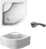 ECOLAM Duschwanne Duschtasse Pa-ko Viertelkreis 90x90 x39,5 Produktbild-Vorschau 2