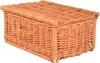 Panier en osier avec couvercle Panier de rangement en osier Voir les images du produit 7