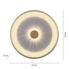 LED Deckenleuchte, messing, dimmbar, Fernbedienung, H 9,5 Produktbild-Vorschau 8