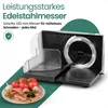 Emerio Allesschneider Edelstahlmesser einst. Schnittstärke Náhľad obrázku produktu 5