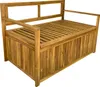 home24 Massive Gartenbank - Akazie Massiv / Polyester - Produktbild-Vorschau 7