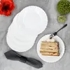 6x Kuchenteller Arkona Opalglas 19cm weiß Frühstücks-Teller Produktbild-Vorschau 5
