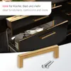 SOTECH Möbelgriff E8 Edelstahl Satin Gold Schrankgriff – Produktbild-Vorschau 3