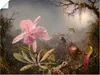 ARTland Poster Cattleya Orchidee und drei Kolibris. Größe: Produktbild-Vorschau 1
