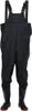 vidaXL Waders avec bottes noir taille 38 Voir les images du produit 1