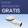 Zestaw: Brodzik VIDAR Biały & Kabina prysznicowa kwadratowa Podgląd zdjęcia produktu 10